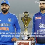 india national cricket team vs afghanistan national cricket team match scorecard